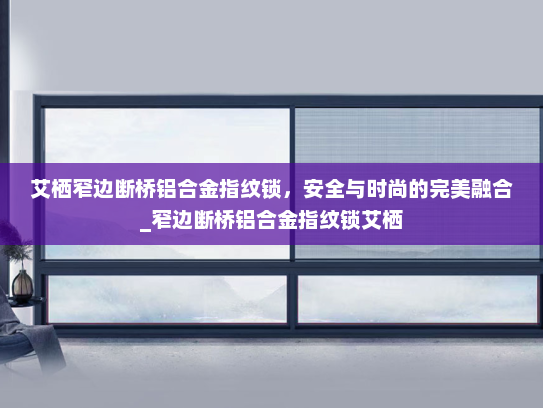 艾栖窄边断桥铝合金指纹锁，安全与时尚的完美融合_窄边断桥铝合金指纹锁艾栖